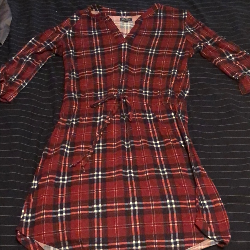 Lily rose flannel dress